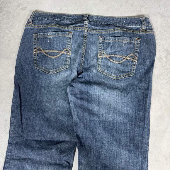 Mossimo Supply Co Bootcut Jeans Dark Wash Stretch Denim - Size: 13R - Picture 8 of 9